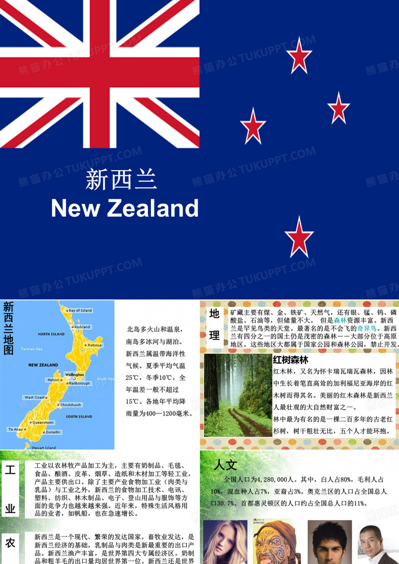 新西兰介绍ppt