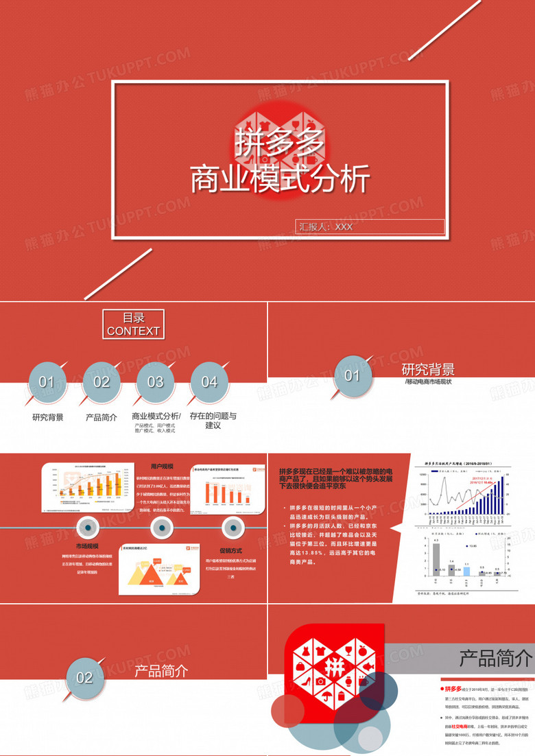 拼多多商业模式研究分析报告市场营销策划