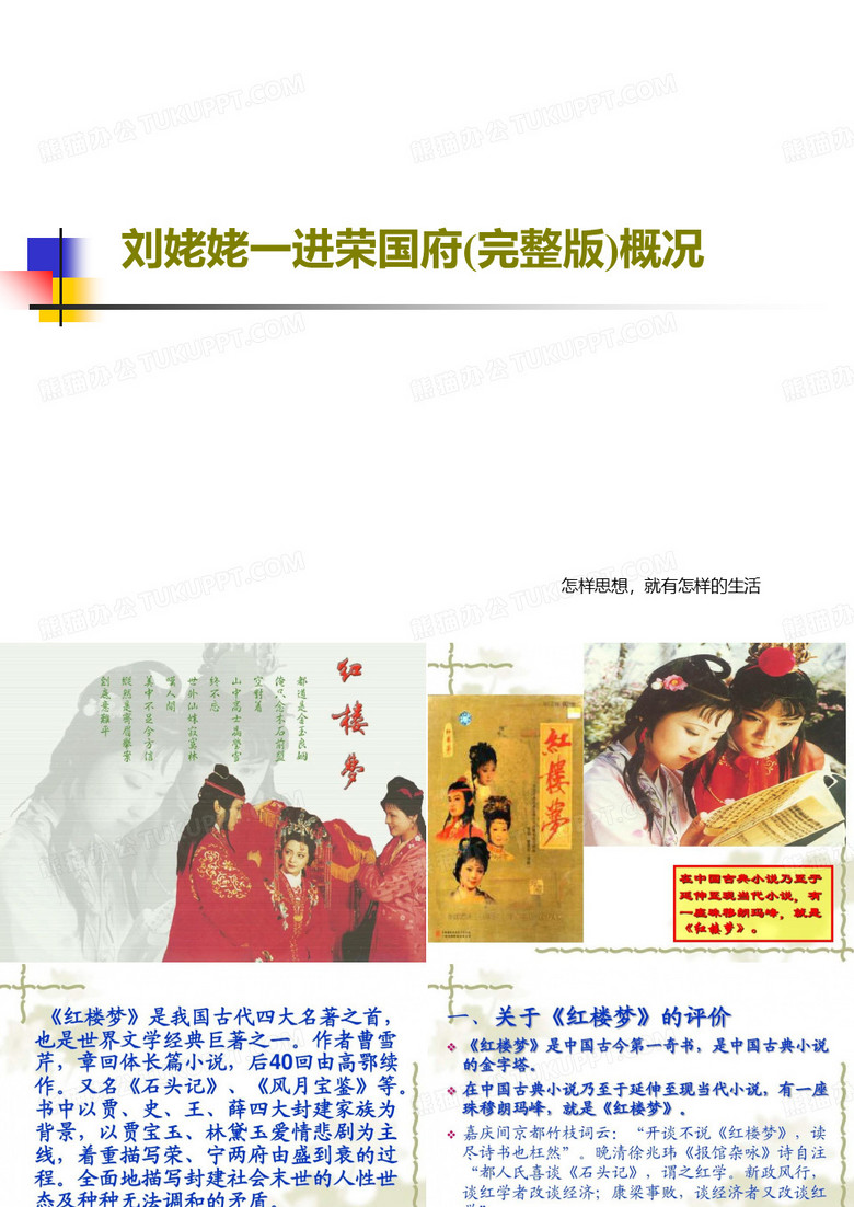 刘姥姥一进荣国府(完整版)概况30页PPT