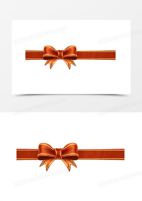 黄色卡通拉花蝴蝶结