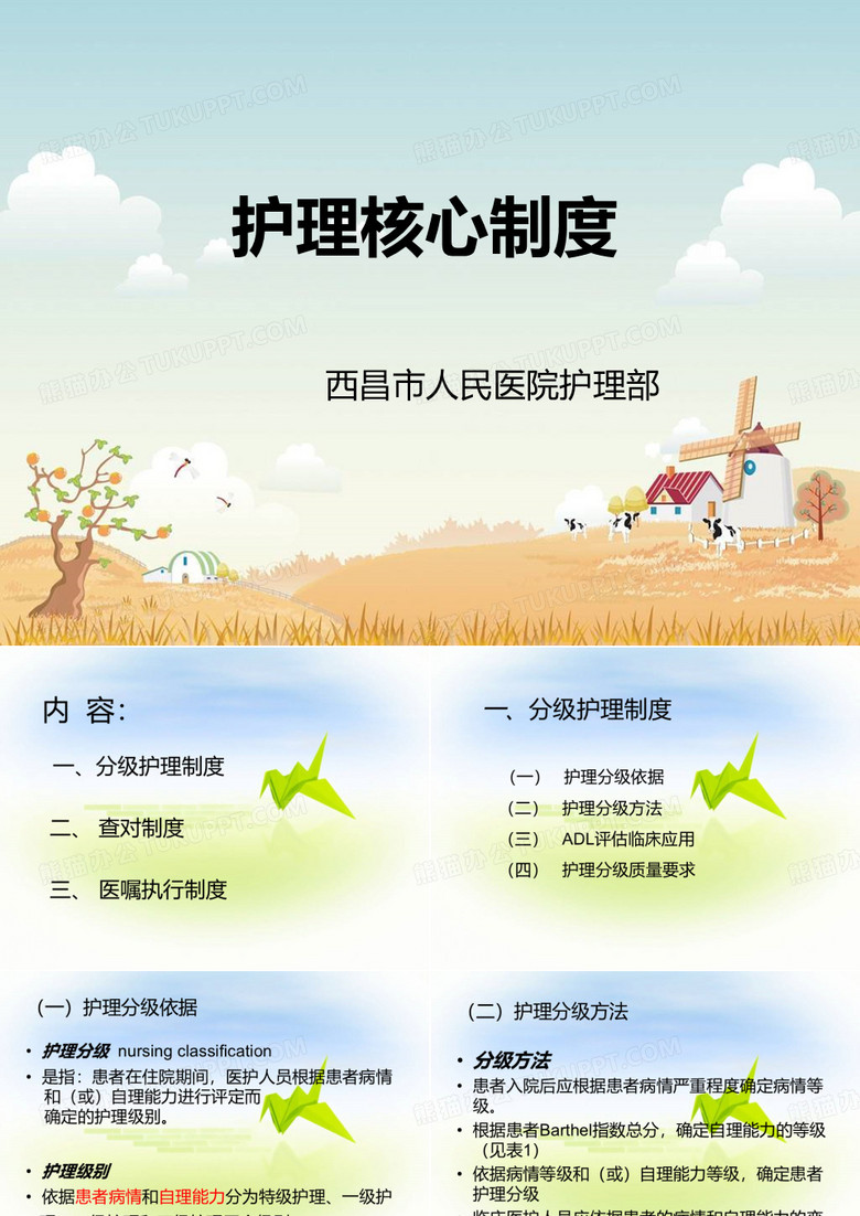 护理分级-西昌人民医院