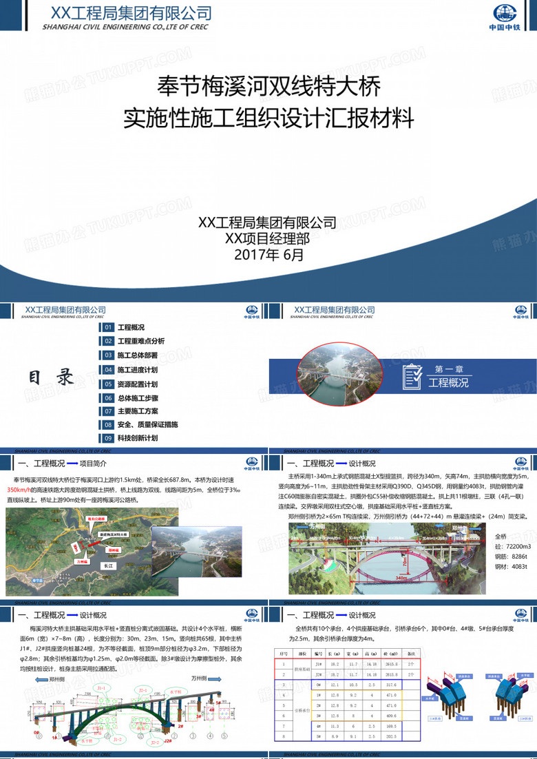 奉节梅溪河双线特大桥施工组织设计