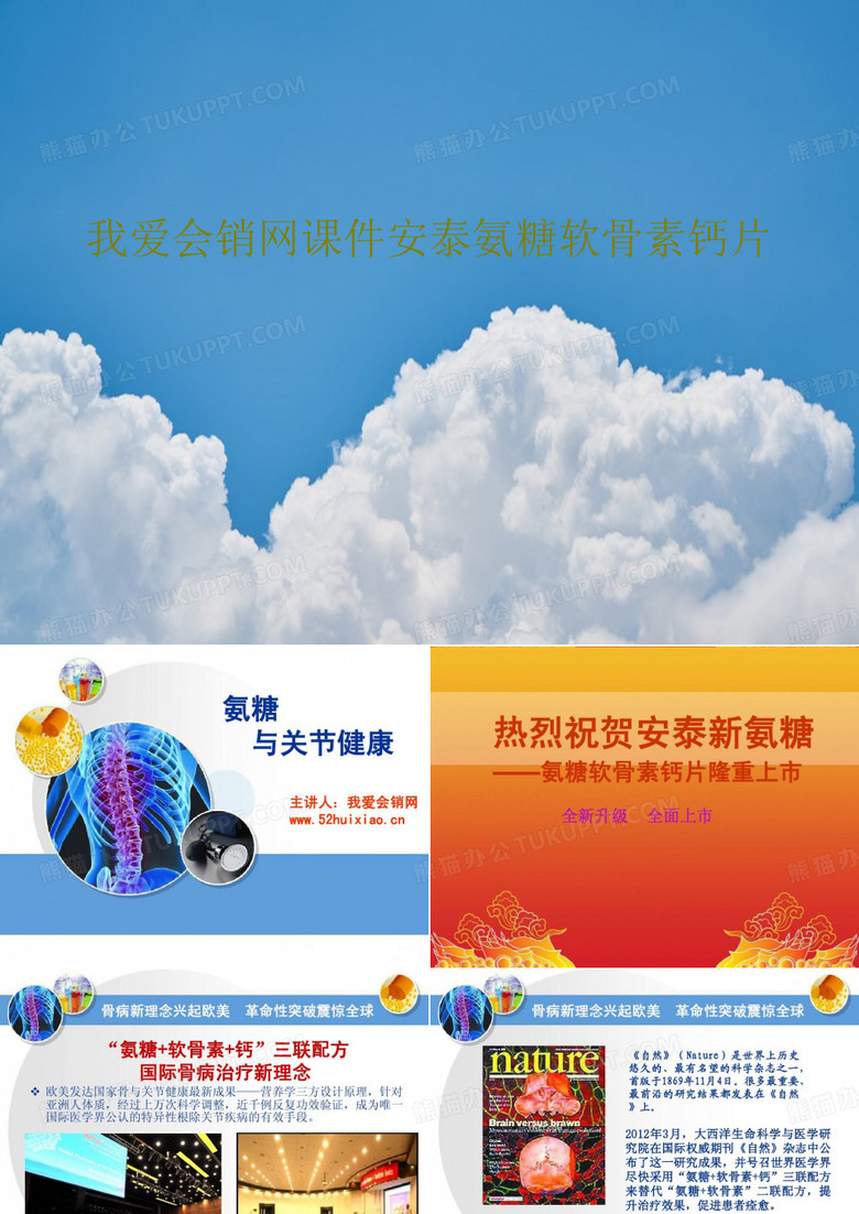 我爱会销网课件安泰氨糖软骨素钙片PPT共50页