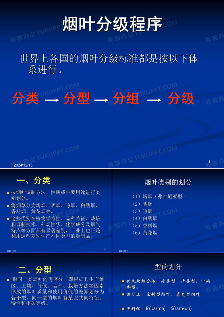 烤烟分级