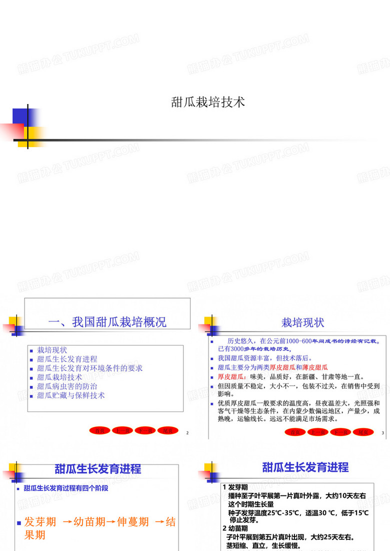 甜瓜栽培技术