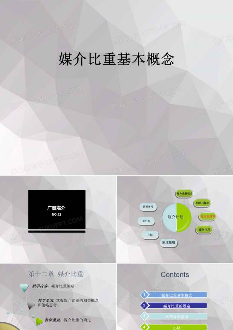 媒介比重基本概念