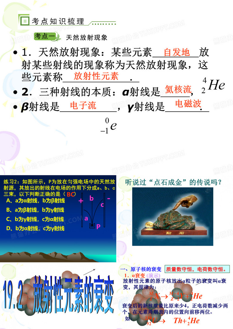 放射性元素的衰变