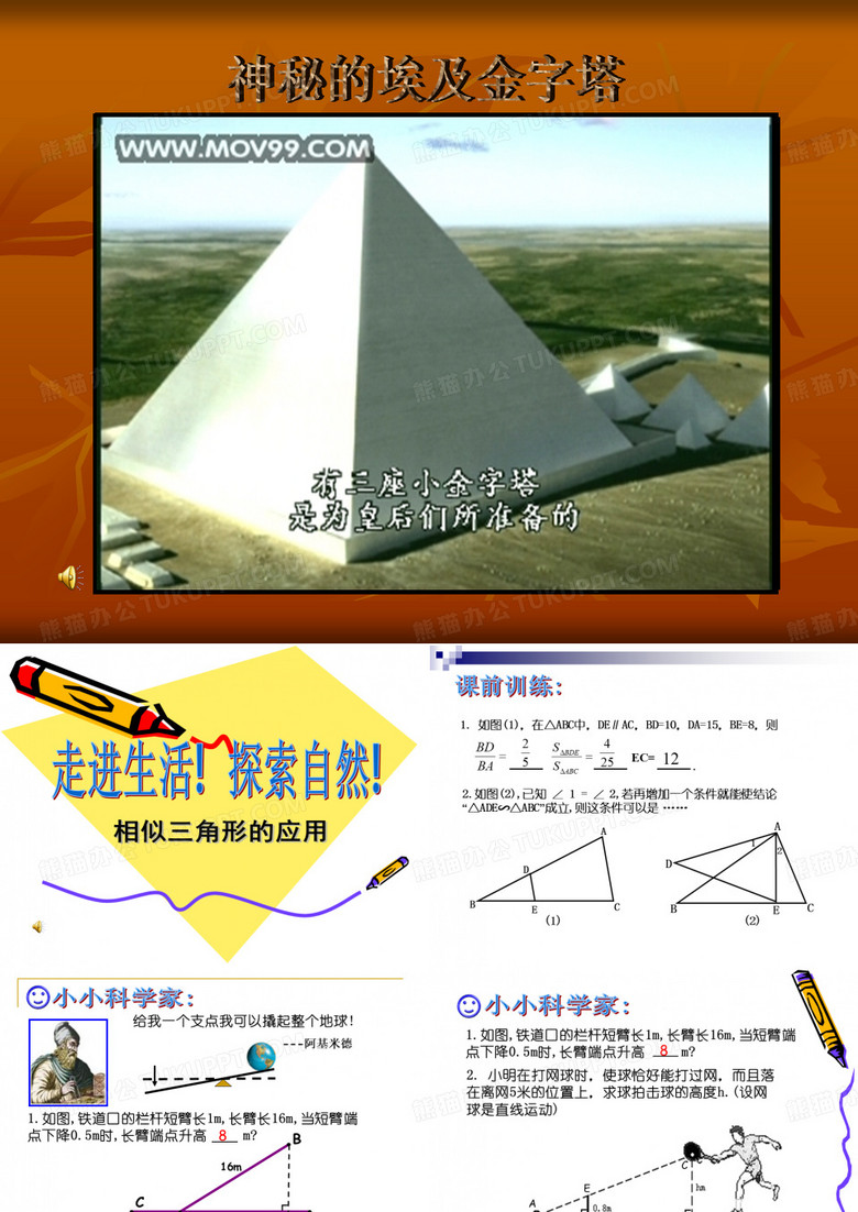 课件   相似三角形的应用