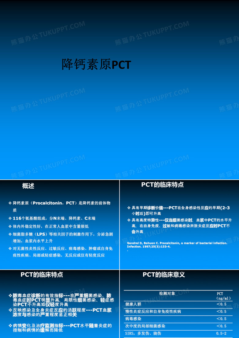 [医学]降钙素原PCT