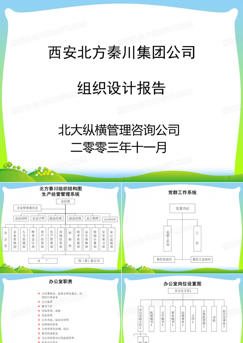 北大纵横-—西安秦川—组织结构设计报告1119