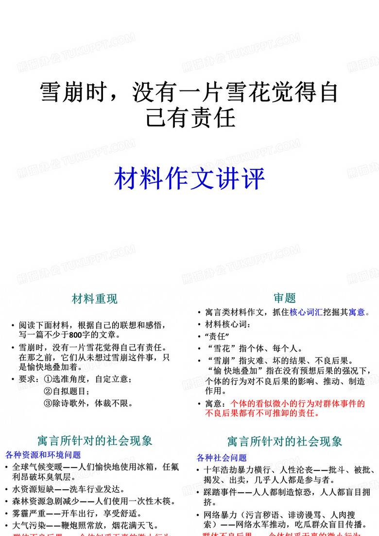 雪崩时,没有一片雪花觉得