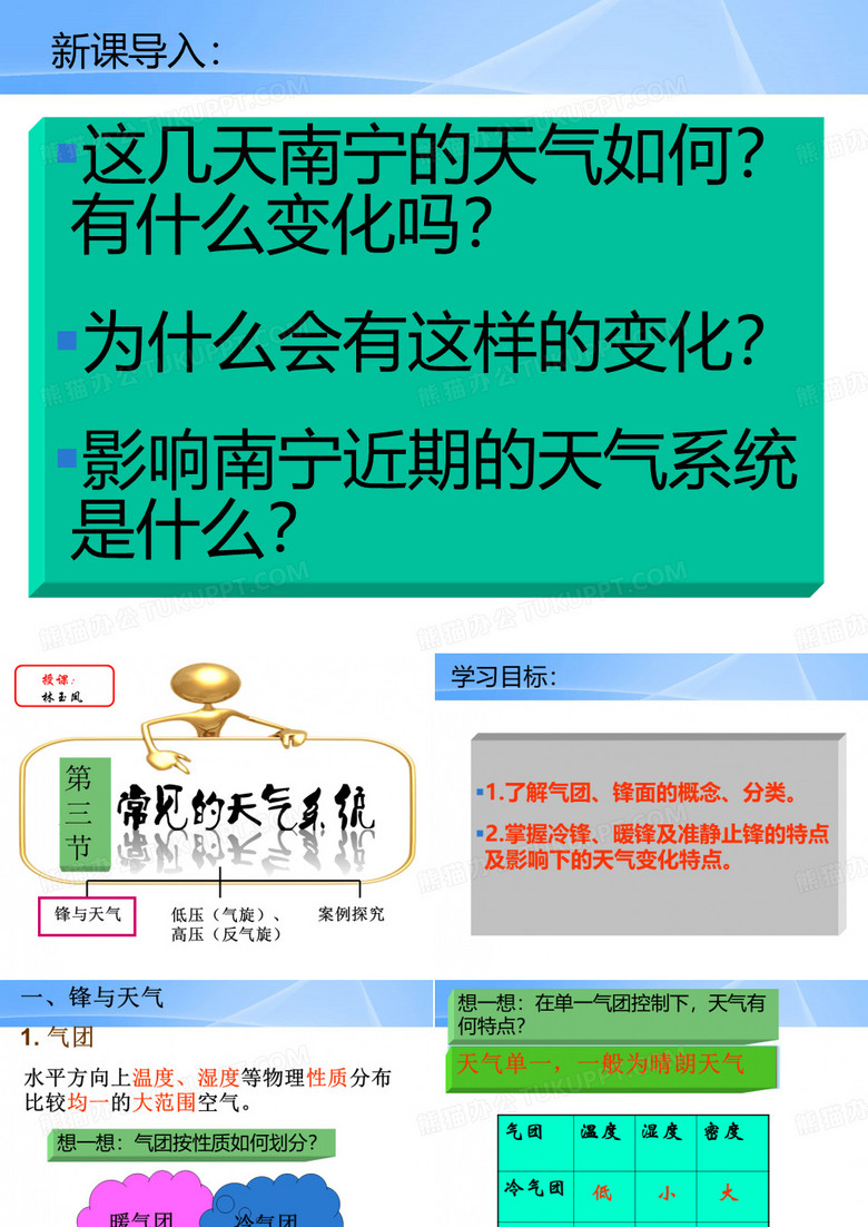 冷锋与暖锋