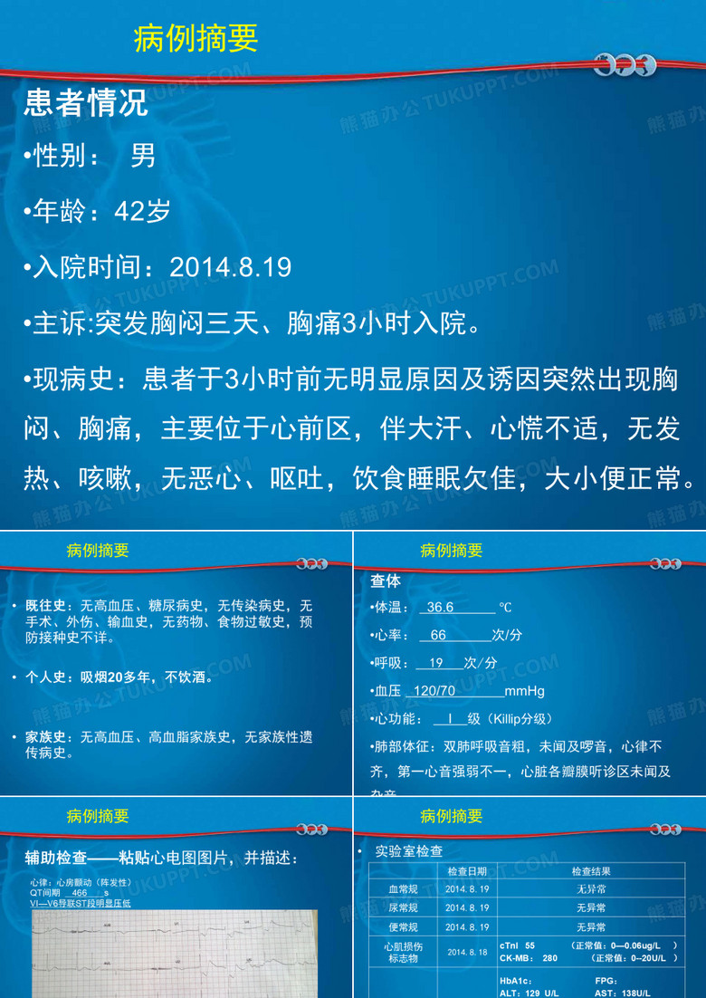 波立维-氯吡格雷病例  住院部UA NSTEMI药物治疗
