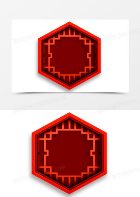 边框300窗户边框301红色古典窗户边框632中式窗户孔明灯中国风边框