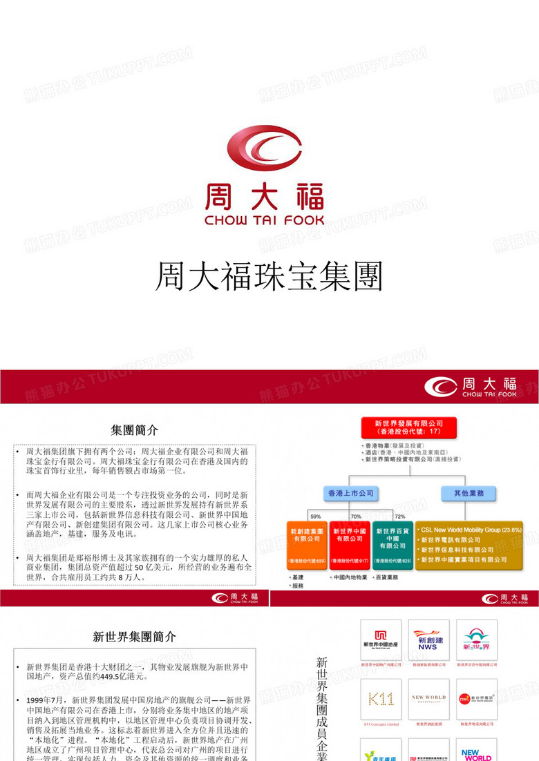 周大福企业集团架构