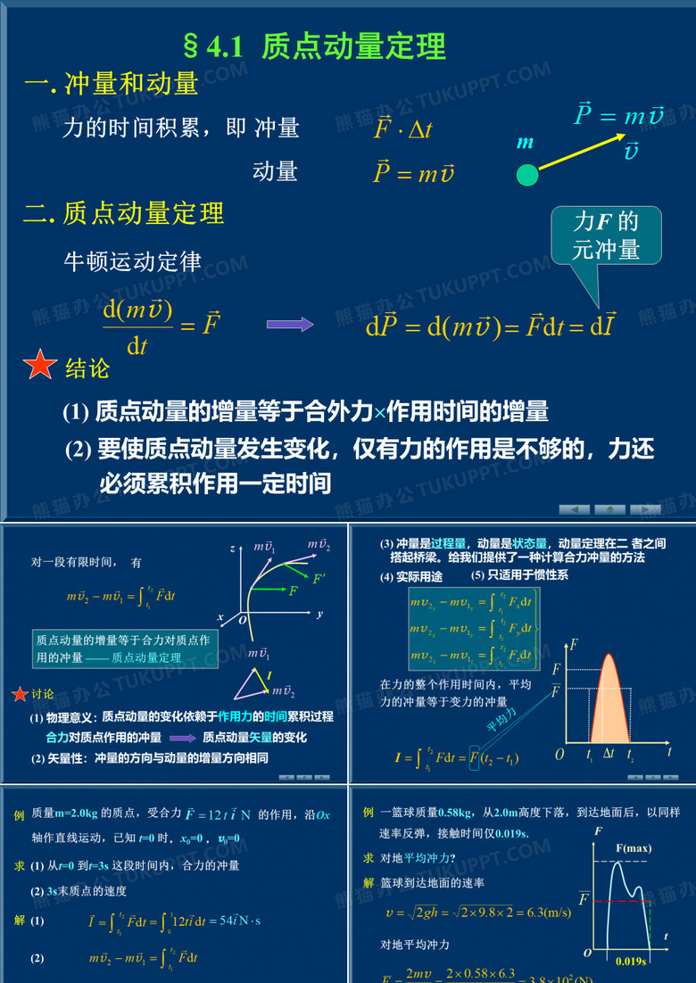 动量和冲量