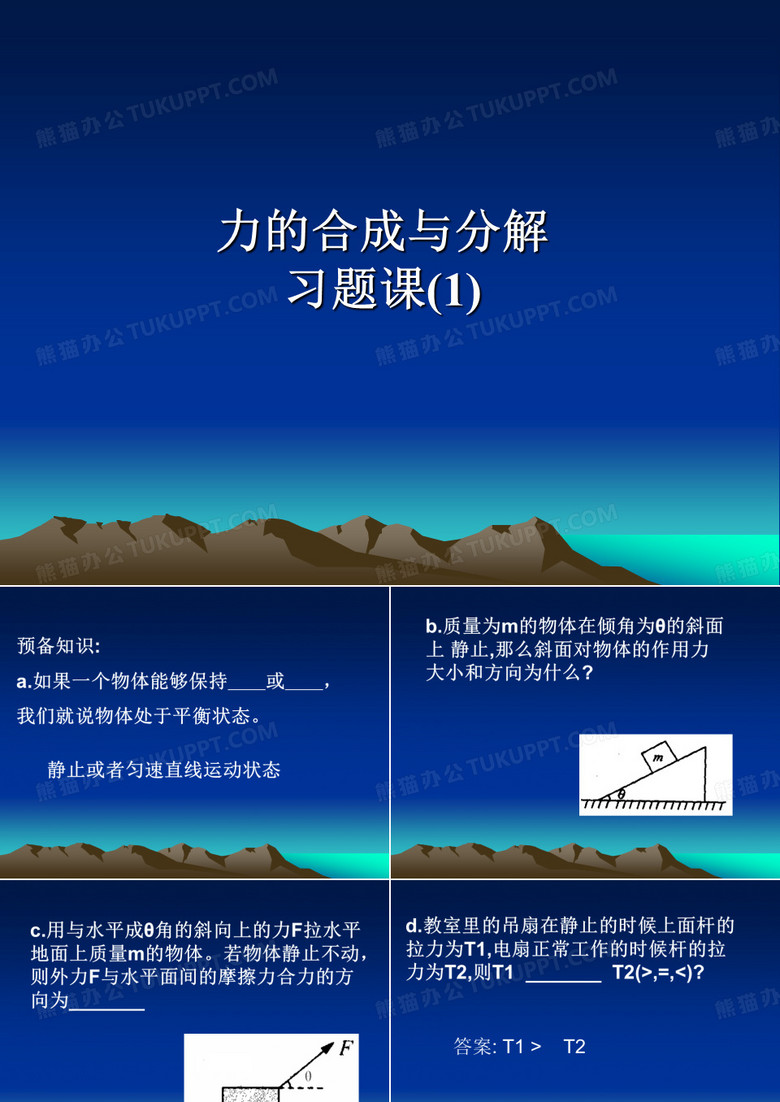 合力与分力