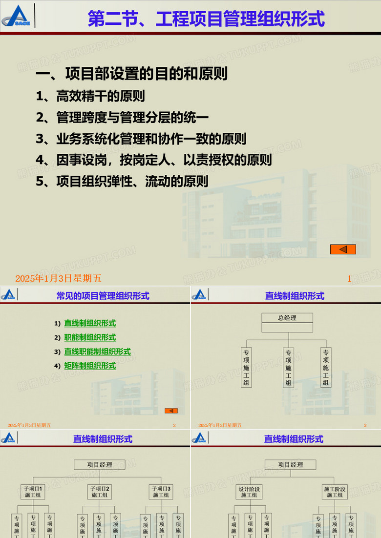 工程管理组织模式