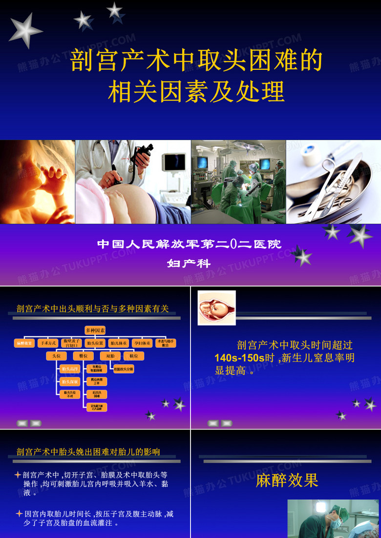 剖宫产术中取头困