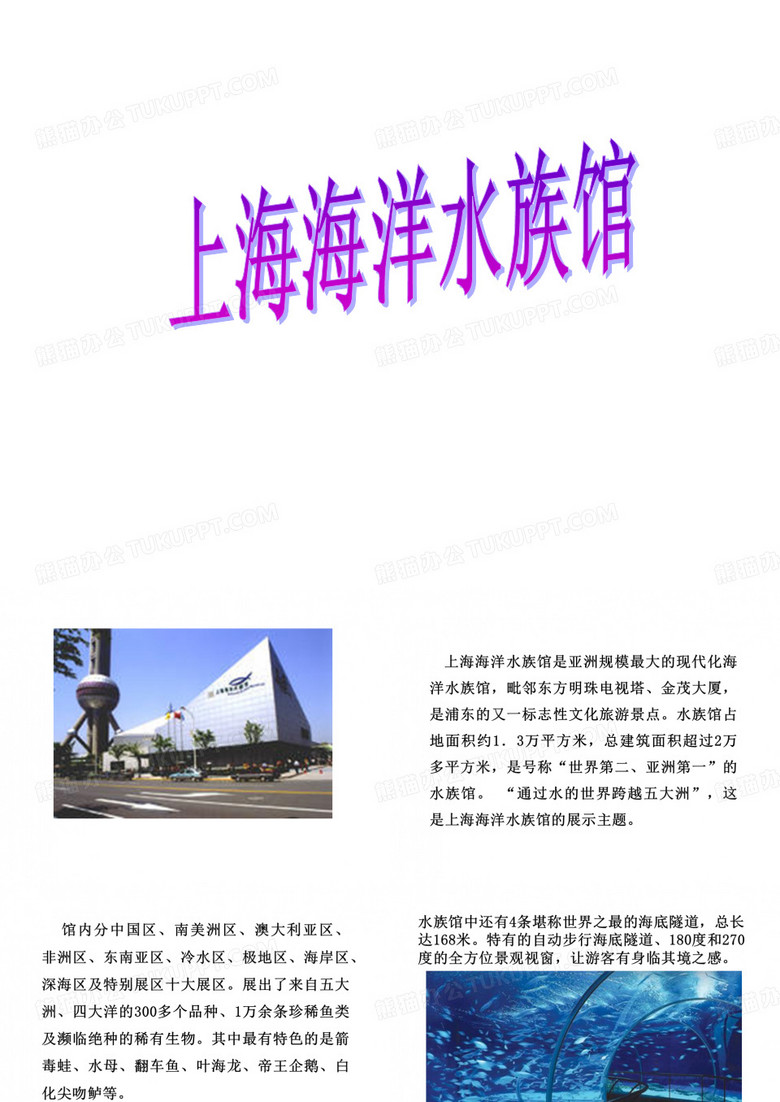 上海海洋水族馆介绍