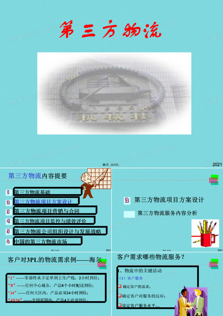 第三方物流介绍(与“物流”有关优秀PPT文档)