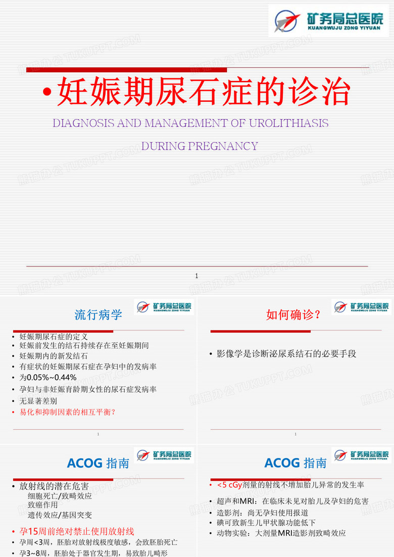 妊娠期尿石症