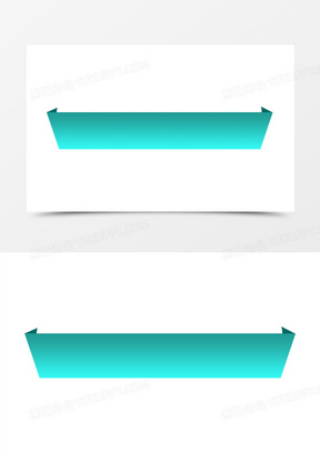 湖蓝色渐变立体标题框架