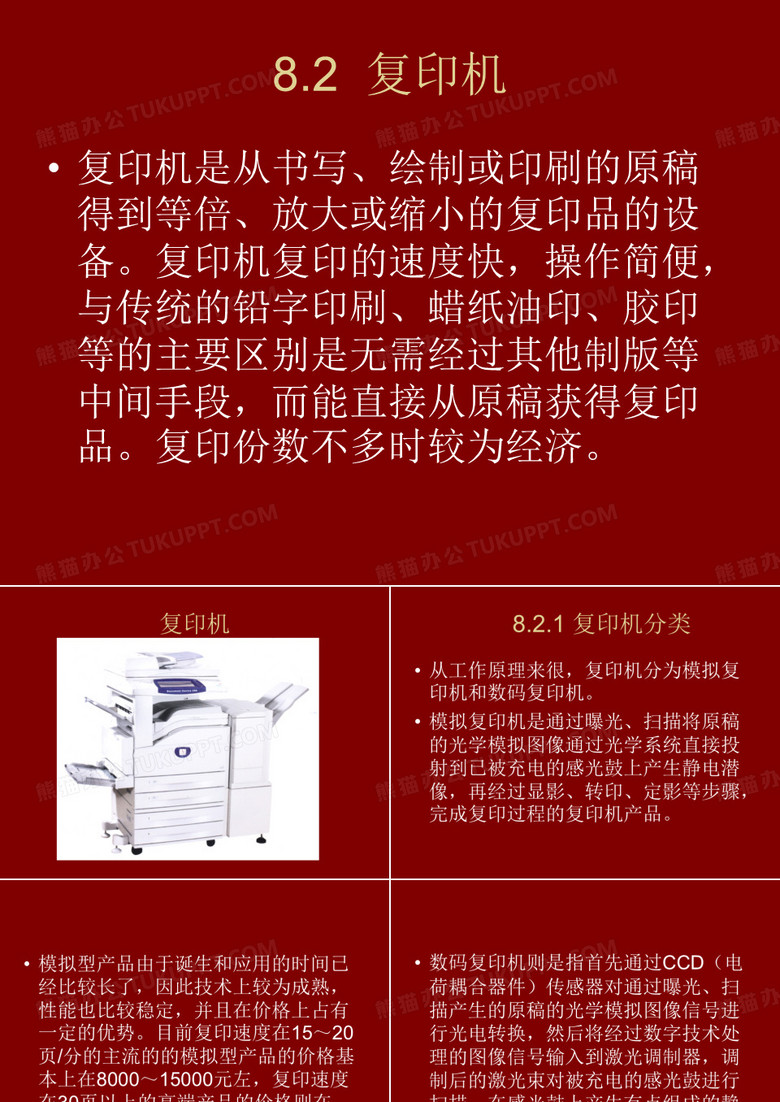 复印机的分类