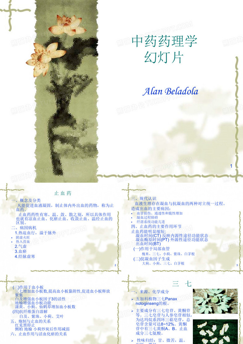 止血药