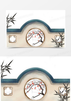 古代围墙图片素材