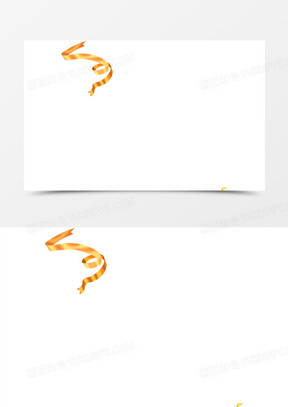 彩带金色素材_彩带金色图片_彩带金色素材图片下载_熊猫办公