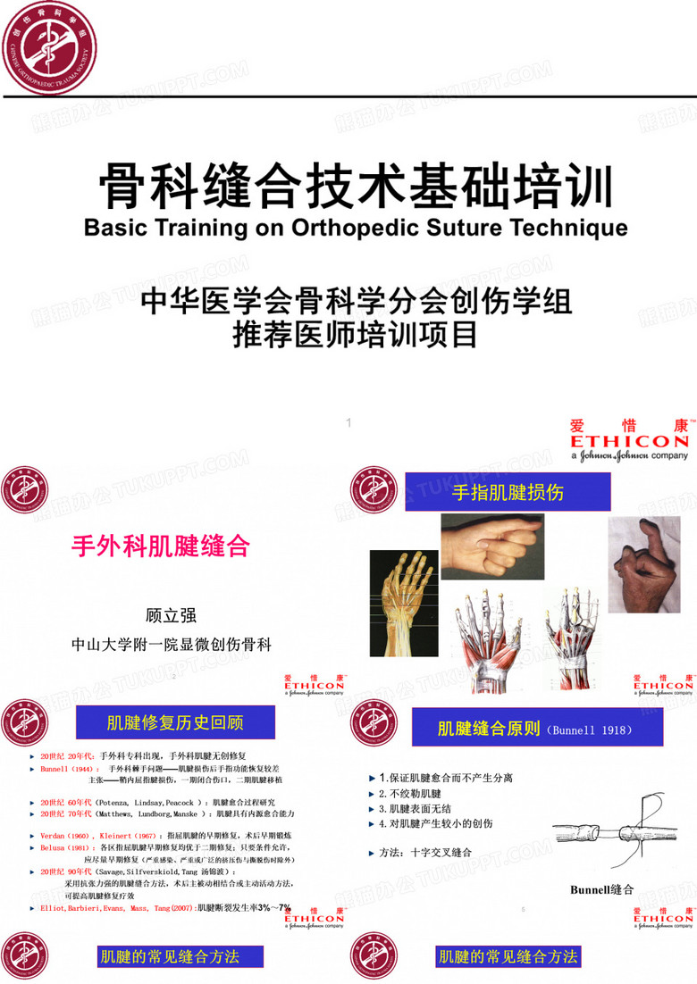 手外科肌腱缝合