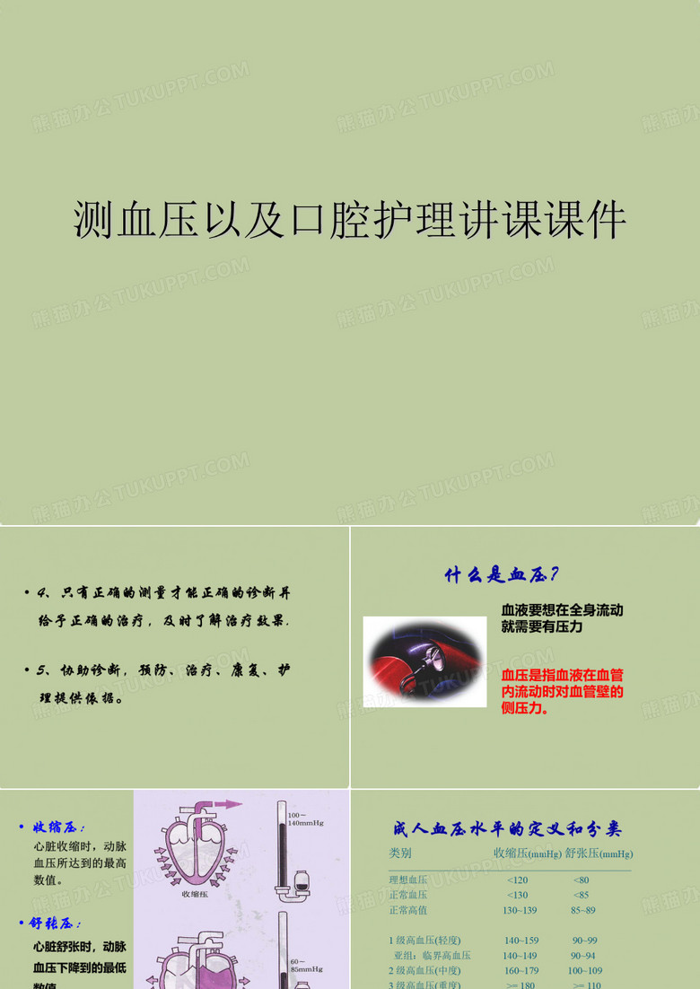 测血压以及口腔护理讲课