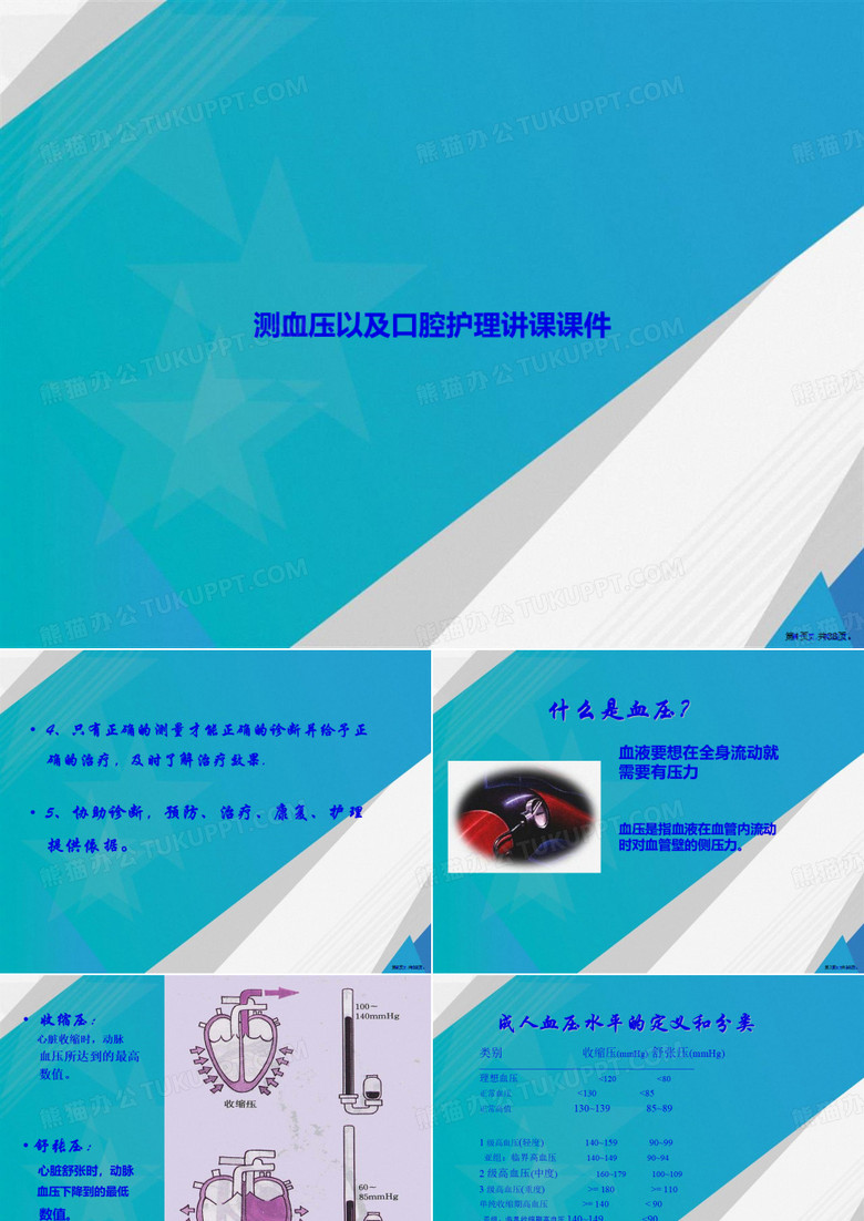 测血压以及口腔护理讲课2讲课文档