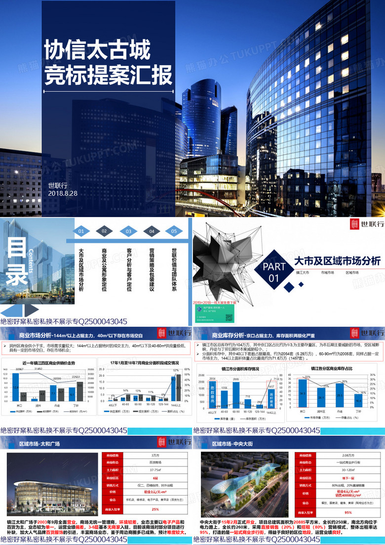 【商业】世联行-镇江协信太古城商业竞标提案报告