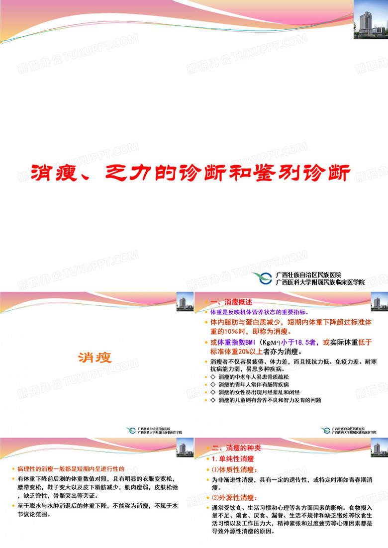 消瘦、乏力的诊断和鉴别诊断