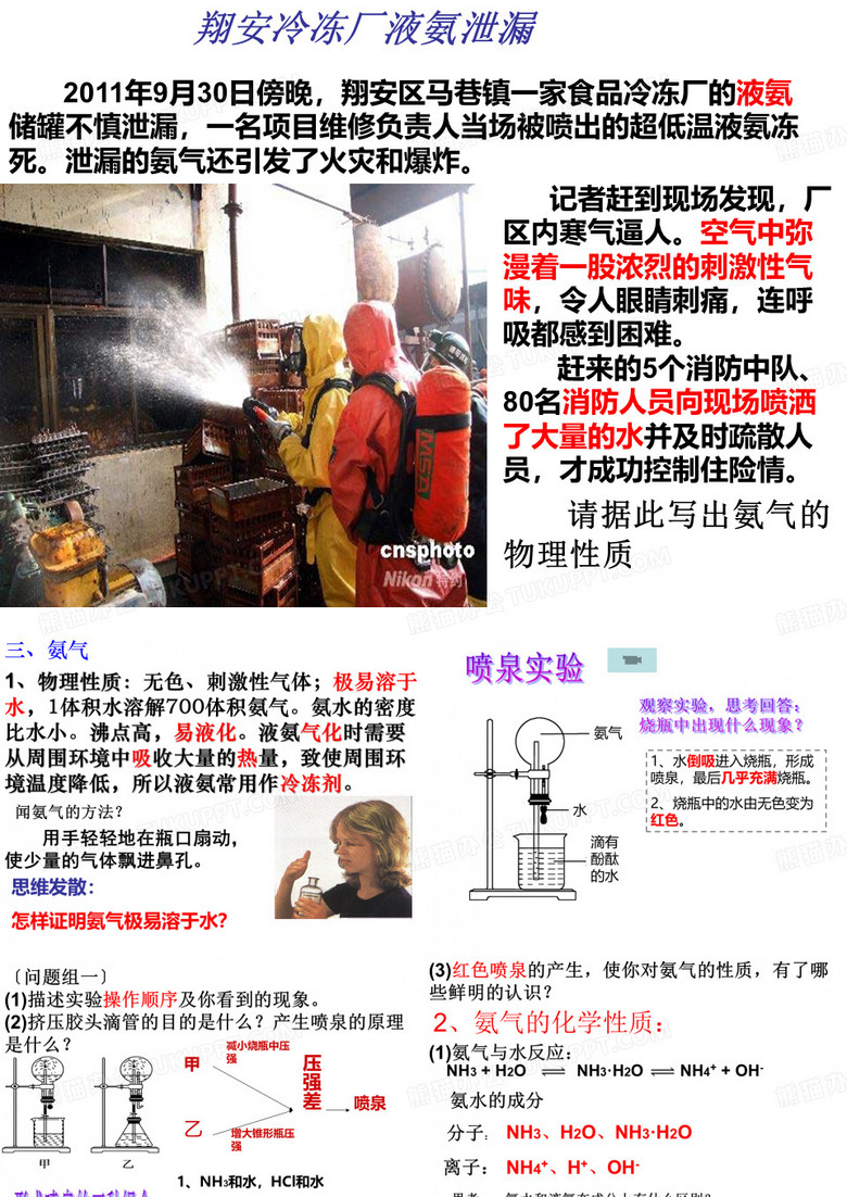 氨气、铵盐