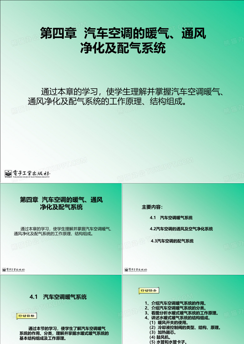 汽车空调的暖气、通风净化及配气系统参赛课件