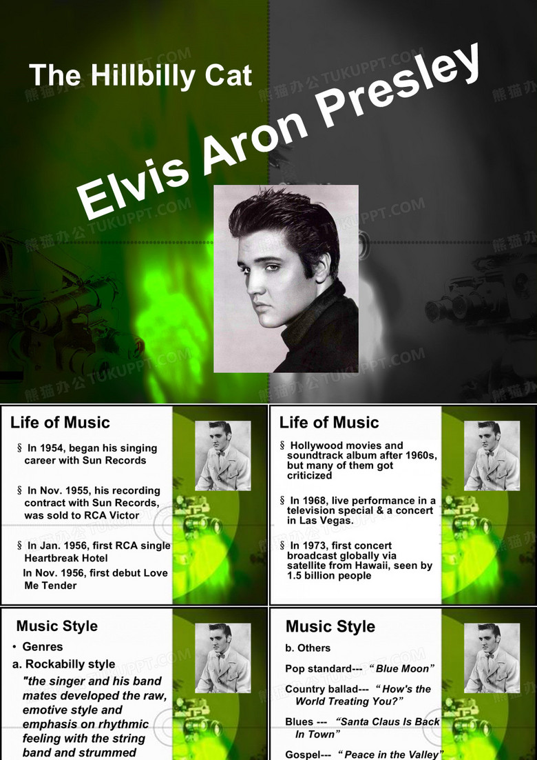 英文歌曲与歌手赏析-猫王Elvis