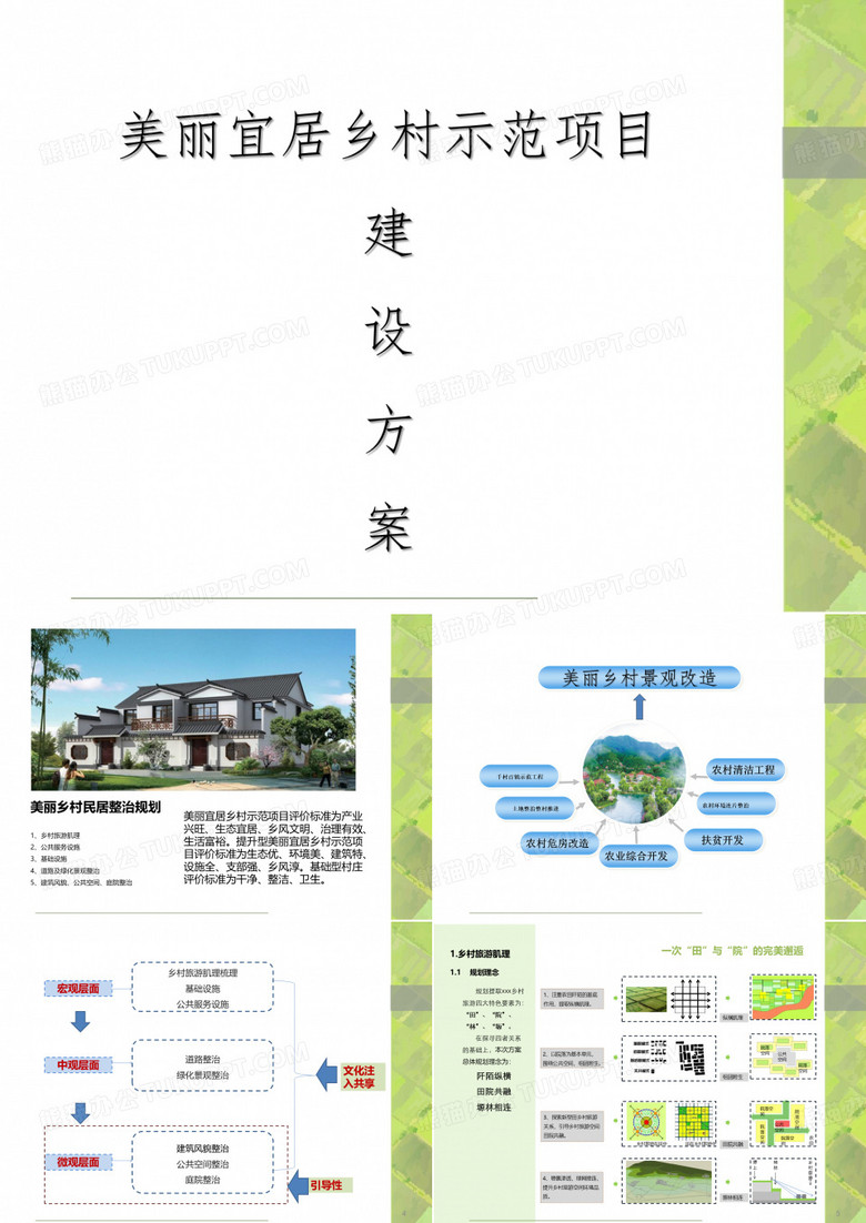 美丽宜居乡村示范项目建设方案