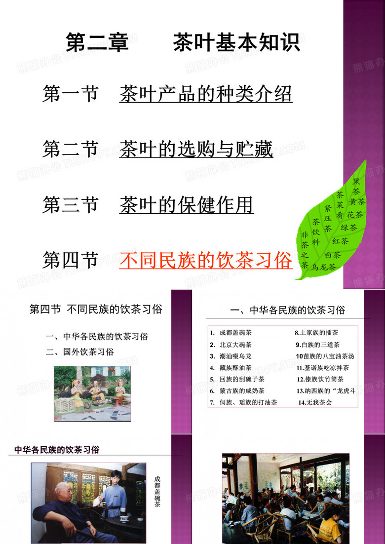 各民族饮茶习俗