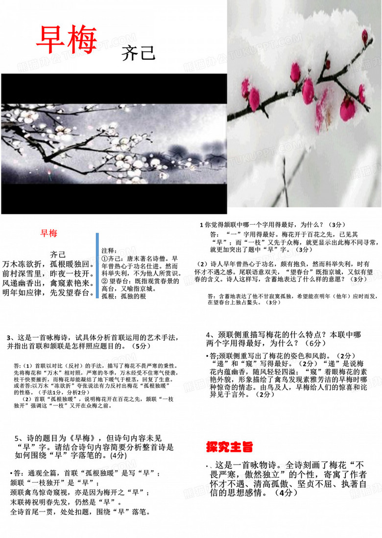 早梅
