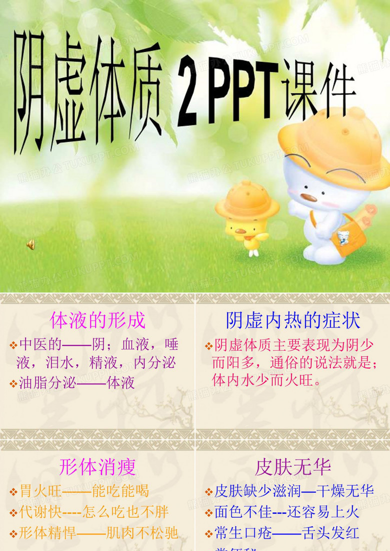 阴虚体质 2 PPT课件