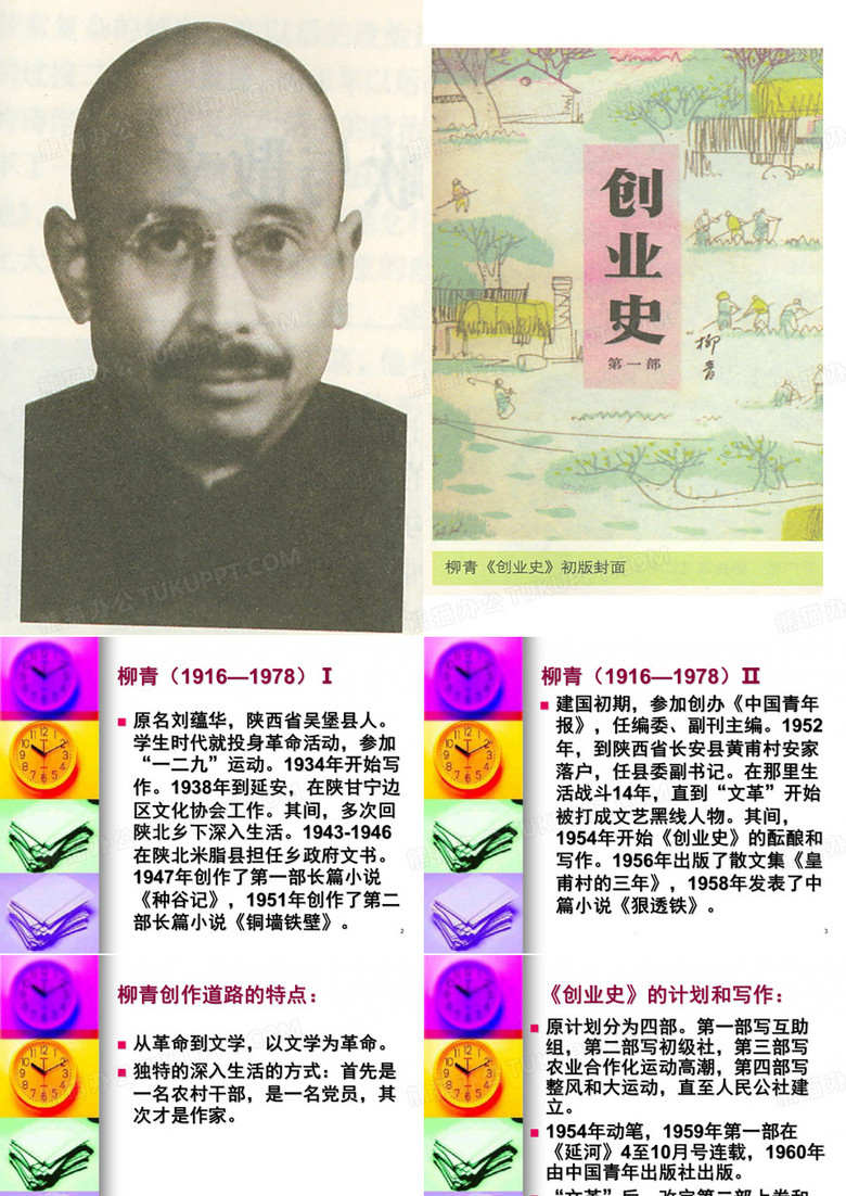 柳青《创业史》(课堂PPT)