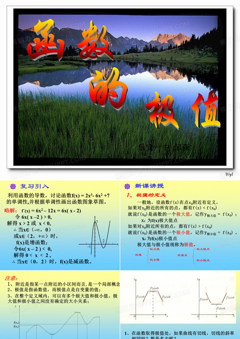 函数的极值