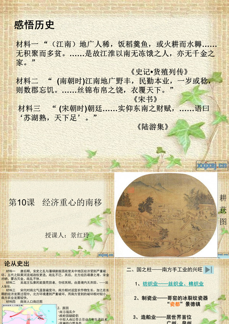 经济重心的南移