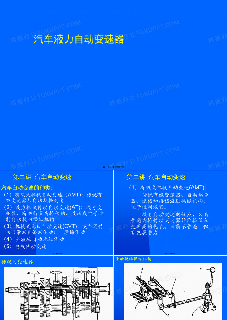 汽车液力自动变速器