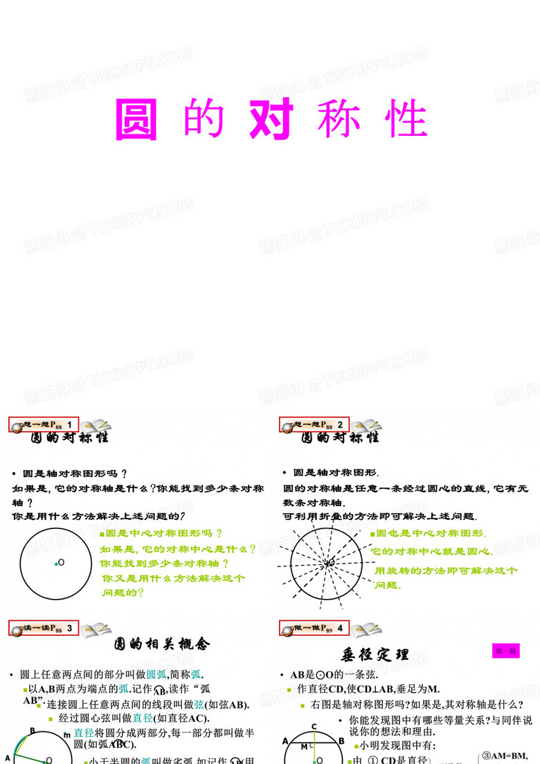 圆的对称性