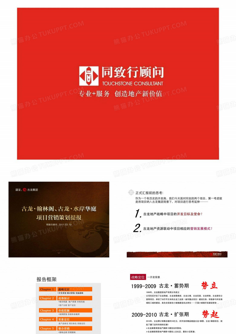 2019年厦门古龙·翰林阁丶古龙·水岸华庭项目营销策划提报