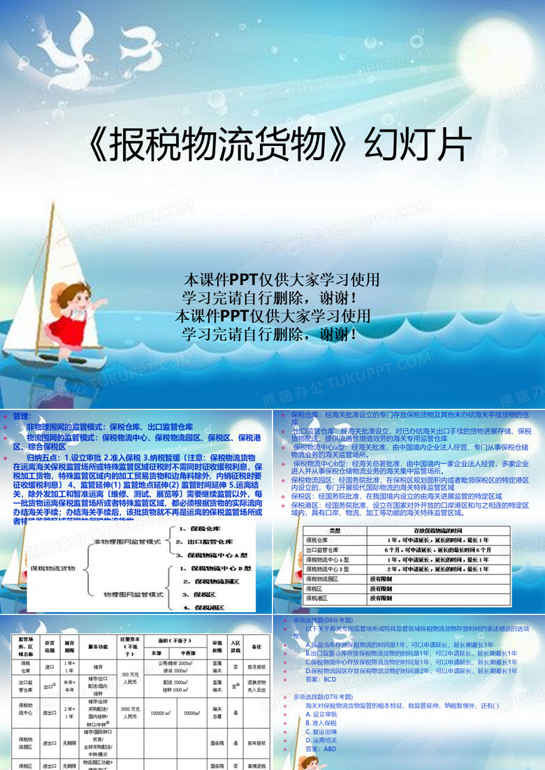 《报税物流货物》幻灯片